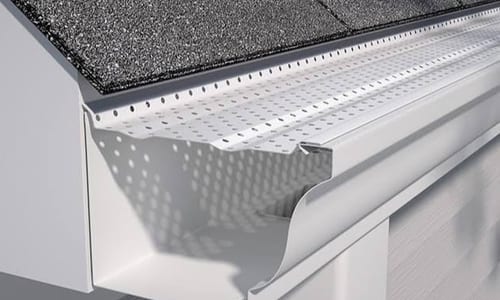 Aluminum insert gutter guard