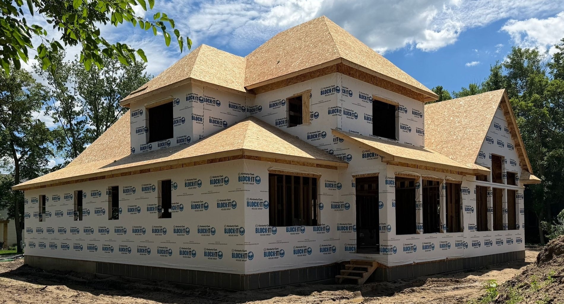 New Construction — House Wrap