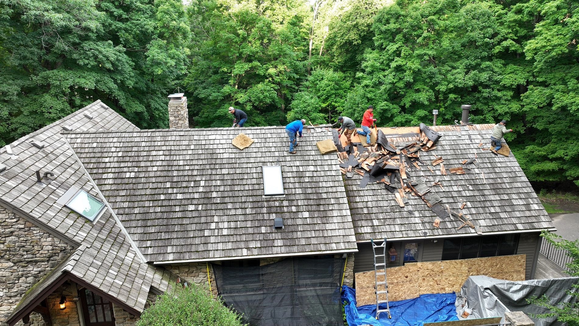 Before Photo - Cedar Shake Tearoff