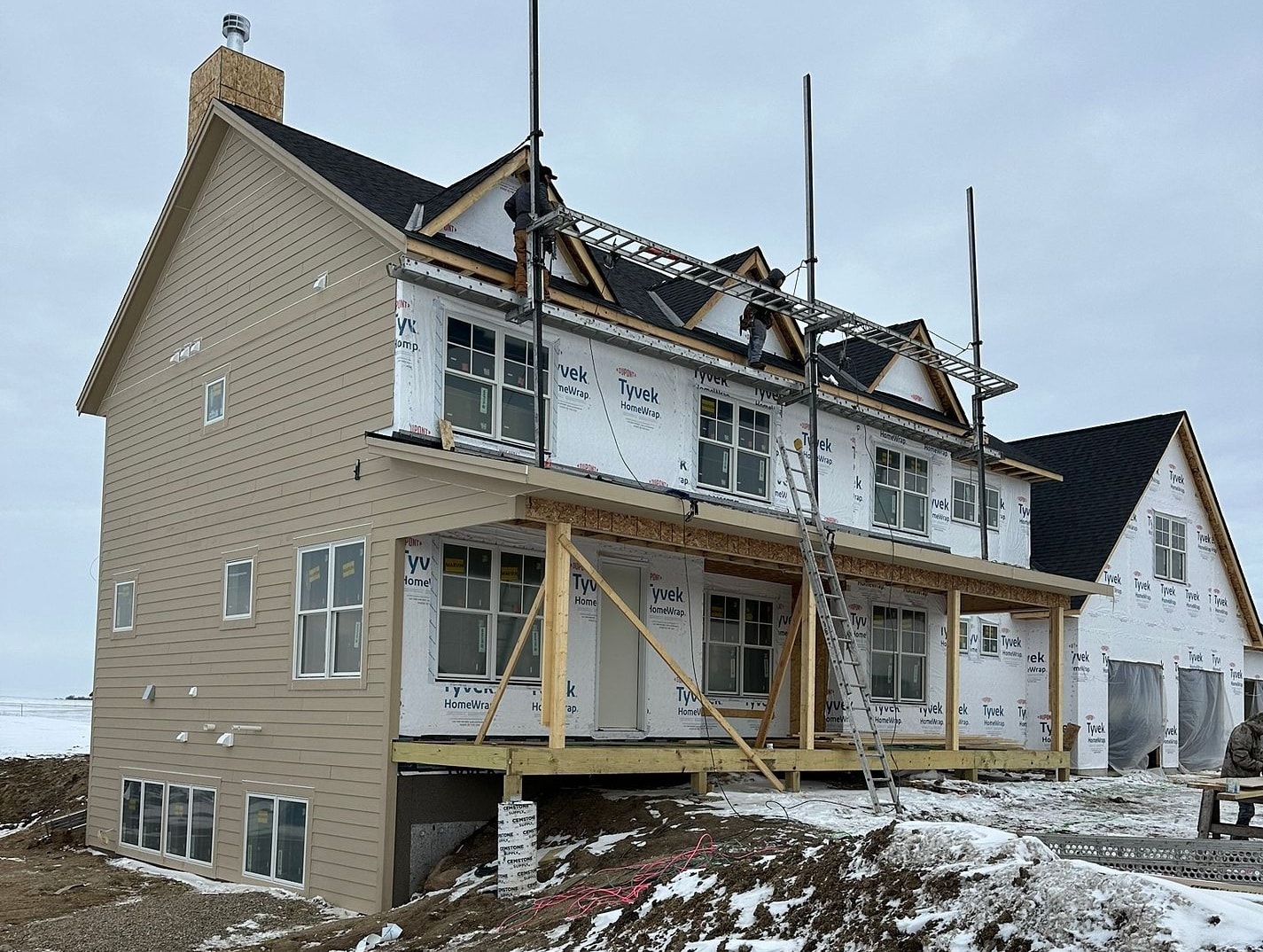 Siding Installation in Progress